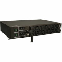 Tripp Lite by Eaton PDUMH30HV6 18-Outlets PDU - Metered - NEMA L6-30P - 16 x IEC 60320 C13, 2 x IEC 60320 C19 - 230 V AC - 2U - Horizontal - Rack-mountable 