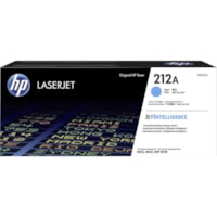 HP 212A Original Standard Yield Laser Toner Cartridge - Cyan - 1 Each - 4500 Pages