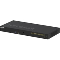 Netgear AV Line M4250-16XF 16x1G/10G Fiber SFP+ Managed Switch - Manageable - 3 Layer Supported - Modular - 19.27 W Power Consumption - Optical Fiber - 1U - Rack-mountable - Lifetime Limited Warranty