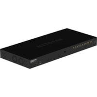 Netgear AV Line M4250-10G2F-PoE+ 8x1G PoE+ 125W 2x1G and 2xSFP Managed Switch (GSM4212P) - 10 Ports - Manageable - 3 Layer Supported - Modular - 2 SFP Slots - 17.32 W Power Consumption - 125 W PoE Budget - Optical Fiber, Twisted Pair - PoE Ports - 1U - Rack-mountable - Lifetime Limited Warranty