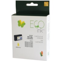 Eco Ink Cartouche d'encre - Remanufacturée pour Hewlett Packard CN048AN / 951XL - Jaune - 1500 Pages - 1 Paquet