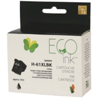 Eco Ink Cartouche d'encre - Remanufacturée pour Hewlett Packard CH563WN / 61XL - Noir - 480 Pages - 1 Paquet