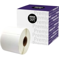 Premium Tape Large Shipping Labels - Alternative for Dymo 30256 - 2-5/16" x 4" (59 mm x 102 mm) - Black on White - 300 Labels / Roll - 1 Roll / Pack - 1 Pack