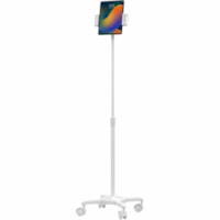 CTA Digital Universal Quick Connect Floor Stand (White) - Up to 13" Screen Support - Floor - White