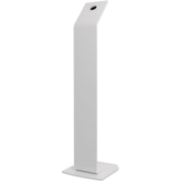 CTA Digital VESA Compatible Floor Stand for Kitting (White) - Up to 32" Screen Support - 14.97 kg Load Capacity - 50" (1270 mm) Height x 16" (406.40 mm) Width x 13.50" (342.90 mm) Depth - Floor - Steel - White