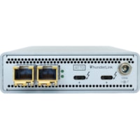 Carte Ethernet 10 gigabits ThunderLink TLN3-3102-T00 pour Ordinateur/Notebook - 10GBase-T - Bureau ATTO - Thunderbolt 3 - 10 Gbit/s Taux de transfert des données - 2 Port(s) - 2 - Paire torsadée - 10GBase-T - Bureau