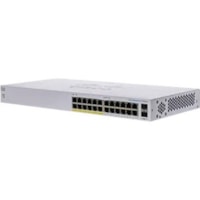 Commutateur Ethernet 110 CBS110-24PP 24 Ports Cisco - 24 Ports - 2 Couche supportée - Modulaire - 2 Emplacements SFP - 17,29 W Consommation d'énergie - 100 W Budget PoE - Paire torsadée, Fibre Optique - PoE Ports - Bureau, Fixation au mur, Montable en rack - À vie Garantie limit