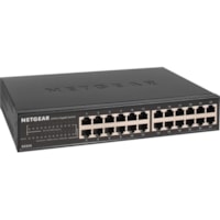 Commutateur Ethernet 300 GS324 24 Ports Netgear - 24 Ports - 2 Couche supportée - 12,10 W Consommation d'énergie - Paire torsadée - Bureau, Fixation au mur, Montable en rack - 3 Année Garantie limitée