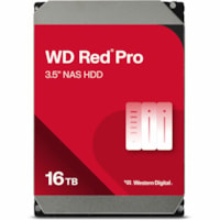 WD Red Pro WD161KFGX 16 TB Hard Drive - 3.5" Internal - SATA (SATA/600) - Conventional Magnetic Recording (CMR) Method - NAS Device Supported - 7200rpm - 5 Year Warranty