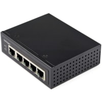 StarTech.com Industrial 5 Port Gigabit PoE Switch 30W - Power Over Ethernet Switch - GbE POE+ Network Switch - Unmanaged - IP-30 - 5 Port Gigabit PoE switch 30W PSE power per port to devices w/GbE on Cat5e/6 - Power over Ethernet Network IEEE 802.3af/at |10/100/1000 Mbps |Unmanaged |Alarm Relay |DIN