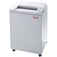 MBM Destroyit 4002CC Office Shredder - Cross Cut - 26 Per Pass - for shredding DVD, CD, Paper - 0.2" (4.76 mm) x 1.5" (38.10 mm) Shred Size - 16" (406.40 mm) Throat - 44 gal (166558.12 mL) Wastebin Capacity