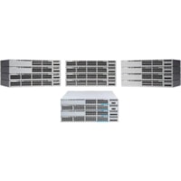 Cisco Catalyst 9200 48-Port partial PoE+ Switch, Network Essentials - 48 Ports - Manageable - 3 Layer Supported - Modular - 600 W Power Consumption - 370 W PoE Budget - Twisted Pair, Optical Fiber - PoE Ports - Rack-mountable - Lifetime Limited Warranty