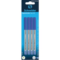 Stylo à bille Tops Schneider - Moyenne Pointe de stylo - Ink Bleu - Acier inoxydable Pointe - 4 / emballage