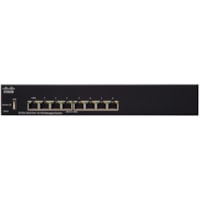 Cisco SF350-08 8-Port 10 100 Managed Switch - 8 Ports - Manageable - Refurbished - 3 Layer Supported - Twisted Pair - Desktop - Lifetime Limited Warranty