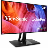 Moniteur LED ColorPro VP2468a 24 po Classe Full HD - 16:9 ViewSonic - 23,8 po Visible - Technologie IPS - LED Rétroéclairage - 1920 x 1080 - 16,7 Millions de Couleurs - 250 cd/m² - 5 ms - 75 Hz Fréquence de rafraîchissement - HDMI - DisplayPort