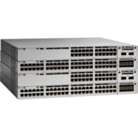 Commutateur Ethernet Catalyst 9300 C9300L-48T-4X 48 Ports Gérable - Remis à Neuf Cisco - 48 Ports - Gérable - Remis à Neuf - 3 Couche supportée - Modulaire - 4 Emplacements SFP - 350 W Consommation d'énergie - Fibre Optique, Paire torsadée - Montable en r