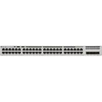 Cisco Catalyst 9200L48-port Partial PoE+ 4x1G Uplink Switch, Network Essentials - 48 Ports - Manageable - 3 Layer Supported - Modular - 4 SFP Slots - 600 W Power Consumption - 370 W PoE Budget - Twisted Pair, Optical Fiber - PoE Ports - Rack-mountable