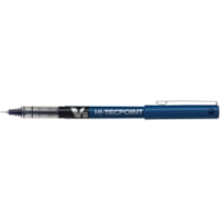 Pilot Hi-Tecpoint Rollerball Pen - 0.5 mm (0.02") Needle Pen Point - Black/Blue Ink - Liquid - 1 / Box