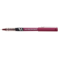 Pilot Hi-Tecpoint Rollerball Pen - 0.5 mm (0.02") Pen Point - Dark Red Ink - 1 / Box