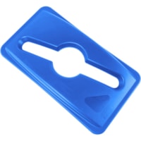 Couvercle de contenant Rubbermaid - Rectangulaire - Bleu - 1 / chaque