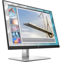 Moniteur LCD E24i G4 24 po Classe WUXGA - 16:10 - Noir, Argenté HP - 24 po Visible - Technologie IPS - LED Rétroéclairage - 1920 x 1200 - 250 cd/m² - 5 ms - 60 Hz Fréquence de rafraîchissement - HDMI - VGA - DisplayPort - Concentrateur USB