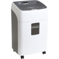 Dahle ShredMATIC SM 300 Paper Shredder - Continuous Shredder - Cross Cut - 300 Per Pass - for shredding Staples, Paper Clip, Credit Card, CD, DVD - 0.2" x 0.6" Shred Size - P-4 - 3.66 m/min - 8.8" Throat - 41.64 L Wastebin Capacity - Gray