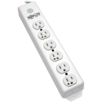 Tripp Lite by Eaton PS-602-HG 6 Outlets Power Strip - NEMA 5-15P - 6 x NEMA 5-15R - 1.5 ft (0.46 m) Cord - 15 A Current - 120 V AC Voltage