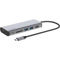 Station d'accueil Connect USB Type C - Capacité de chargement - Lecteur de carte mémoire - SD Belkin - Capacité de chargement - Lecteur de carte mémoire - SD - USB Type C - 4K - 3840 x 2160 - 2 x Ports USB - 2.0 xUSB 3.0 - 2 x Ports USB Type-A - USB Type-C - 1 x Ports RJ-