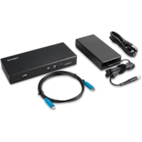 Station d'accueil SD4850P USB Type C pour Notebook/Moniteur - 100 W - Noir Kensington - pour Notebook/Moniteur - 100 W - USB Type C - 6 x Ports USB - USB Type-C - HDMI - DisplayPort - Noir - Filaire