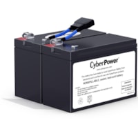 CyberPower RB1270X2E UPS Battery Pack - 7000 mAh - 12 V DC - Lead Acid - Sealed, Leak Proof/User Replaceable