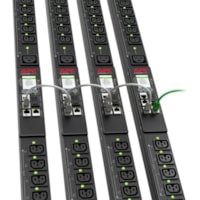 APC by Schneider Electric Rack PDU 9000 Switched, ZeroU, 32A, 230V, (21) C13 & (3) C19 - Switched - IEC 60309 32A 2P+E - 21 x IEC 60320 C13, 3 x IEC 60320 C19 - 230 V AC - Overload Protection, Circuit Protection, Accidental Power Shutdown - Network (RJ-45) - 0U - Horizontal/Vertical/Toolless - Rack-