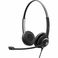 EPOS Casque IMPACT SC 260 - Stéréo - Déconnexion facile - Filaire - Supra-auriculaire - Binaural - Élimination du bruit, Electret, Uni directionnel, Condensateur Microphone - Noir