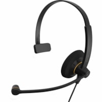 EPOS Casque IMPACT SC 30 - Mono Canal - USB - Filaire - 60 Hz - 16 kHz - Supra-auriculaire - Monaural - 6.9 pi Câble - Élimination du bruit Microphone - Noir