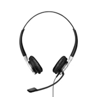 EPOS IMPACT SC 665 Headset - Stereo - Mini-phone (3.5mm) - Wired - On-ear - Binaural - Ear-cup - Noise Cancelling, Electret, Condenser, Uni-directional Microphone - Silver, Black