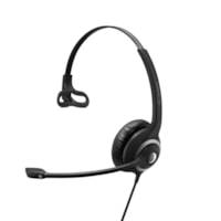 Casque IMPACT SC 238 Filaire Supra-auriculaire - Noir EPOS - Déconnexion facile - Filaire - 50 Hz à 18 kHz - Supra-auriculaire - 3,3 pi (1 m) Câble - Élimination du bruit Microphone - Antibruit - Noir