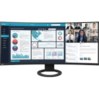 Moniteur LCD FlexScan EV3895 38 po Classe UW-QHD+ Écran incurvé - Noir EIZO - 37,5 po Visible - Technologie IPS - LED Rétroéclairage - 3840 x 1600 - 16,7 Millions de Couleurs - 300 cd/m² Typique - 5 ms - Hauts-Parleurs - HDMI - DisplayPort