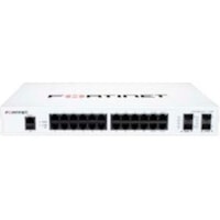 Fortinet FortiSwitch 124F Ethernet Switch - 24 Ports - Manageable - Gigabit Ethernet, 10 Gigabit Ethernet - 10/100/1000Base-T, 10GBase-X - 2 Layer Supported - Modular - 26.30 W Power Consumption - Optical Fiber, Twisted Pair - 1U - Rack-mountable - Lifetime Limited Warranty