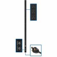 Tripp Lite by Eaton PDUV30 24-Outlet PDU - Basic - NEMA L5-30P - 24 x NEMA 5-15/20R - 120 V AC - 0U - Vertical - Rack-mountable