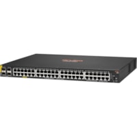 Commutateur Ethernet 6100 48 Ports - Gigabit Ethernet, 10 Gigabit Ethernet - 10/100/1000Base-T, 10GBase-X HPE - 48 Ports - Gigabit Ethernet, 10 Gigabit Ethernet - 10/100/1000Base-T, 10GBase-X - 2 Couche supportée - Modulaire - 30,60 W Consommation d'énergie - 370 W Budget PoE - Paire t