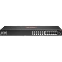 Commutateur Ethernet 6100 6100 24G 4SFP+ 24 Ports - Gigabit Ethernet, 10 Gigabit Ethernet - 10/100/1000Base-T, 10GBase-X HPE - 24 Ports - Gigabit Ethernet, 10 Gigabit Ethernet - 10/100/1000Base-T, 10GBase-X - 3 Couche supportée - Modulaire - 33 W Consommation d'énergie - Paire torsad&e