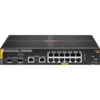 HPE 6100 Ethernet Switch - 12 Ports - Manageable - 2 Layer Supported - Modular - 21.90 W Power Consumption - 139 W PoE Budget - Optical Fiber, Twisted Pair - PoE Ports - 1U - Wall Mountable, Rack-mountable, Surface Mount