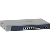 Netgear MS510TXUP Ethernet Switch - 8 Ports - Manageable - 3 Layer Supported - Modular - 380 W Power Consumption - 295 W PoE Budget - Twisted Pair, Optical Fiber - PoE Ports - Rack-mountable, Desktop - Lifetime Limited Warranty