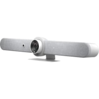 Logitech Video Conferencing Camera - 30 fps - White - USB 3.0 - 3840 x 2160 Video - 3x Digital Zoom - Microphone - Wireless LAN - Network (RJ-45) - Computer, Notebook