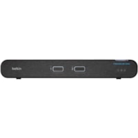 Boîtier de commutation KVM Secure F1DN102KVM-UNN4 Belkin - 2 Ordinateur(s) - 1 Utilisateur(s) local - 3840 x 2160 - 2 x PS/2 Port - 4 x USB - HDMI - DisplayPort - Bureau, Sous table