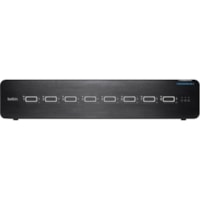 Belkin Universal 2nd Gen Secure KVM Switch, 8-Port Dual Head w/ CAC - 8 Computer(s) - 1 Local User(s) - 3840 x 2160 - 8 x PS/2 Port - 19 x USBHDMI - Desktop, Rack-mountable, Under TableDisplayPort 