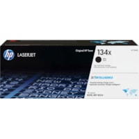 HP 134X Original High Yield Laser Toner Cartridge - Black - 1 Each - 2400 Pages