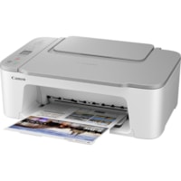 Canon PIXMA TS3420 Wireless Inkjet Multifunction Printer - Color - White - Copier/Printer/Scanner - 4800 x 1200 dpi Print - Color Flatbed Scanner - 600 dpi Optical Scan - Wireless LAN - Apple AirPrint, Mopria Print Service, Canon Printer Service, Easy-PhotoPrint Editor Software/App, Google Cloud Pri