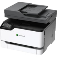 Lexmark MC3426i Wireless Laser Multifunction Printer-Color-Copier/Scanner-26 ppm Mono/26 ppm Color Print-600x600 Print-Automatic Duplex Print-75000 Pages Monthly-251 sheets Input-Color Scanner-600 Optical Scan-Gigabit Ethernet Ethernet-Wireless LAN - Copier/Printer/Scanner - 26 ppm Mono/26 ppm Color