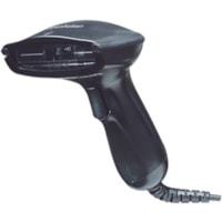 Manhattan Long Range CCD Handheld Barcode Scanner, USB, 500mm Scan Depth, Cable 1.5m, Max Ambient Light 30,000 lux (sunlight), Black, Three Year Warranty, Box - Cable Connectivity - 500 scan/s - 19.69" (500 mm) Scan Distance - 1D - CCD - USB, PS2 - Black