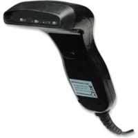 Manhattan Contact CCD Handheld Barcode Scanner, USB, 80mm Scan Width, Cable 152cm, Max Ambient Light: 3,000 lux (sunlight), Black, Three Year Warranty, Box - Cable Connectivity - 120 scan/s - 0.79" (20 mm) Scan Distance - CCD - USB - Black